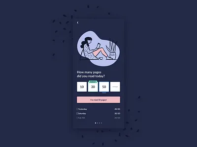Goal tracking app copywriting dark mode dark theme dark ui goal habit habits ios iphone lato tracker app tracking ui user interface ux
