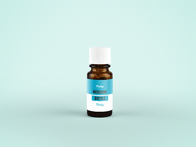 Small Medicine Bottle Mockup bill bottle download psd free psd glass medicine bottle medicine bottle mockup mockup psd