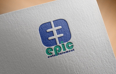 Epic Entertainment Logo branding design graphic design illustration illustrator logo logo design logodesign logos logotype minimal typo vector vector illustration