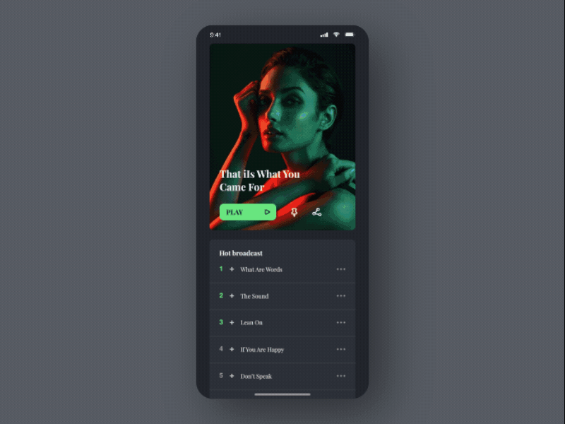 Music Motion 3.0 animation app branding design flat illustration mobile motion music ui ui design uidesign uiux ux