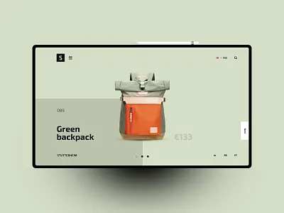 Stutterheim design landingpage ui uidesign ux uxdesign website