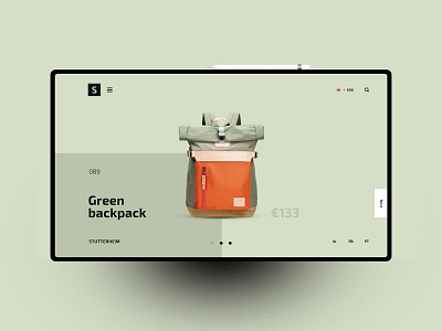 Stutterheim design landingpage ui uidesign ux uxdesign website