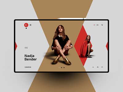 Nadja Bender design landingpage ui uidesign ux uxdesign website