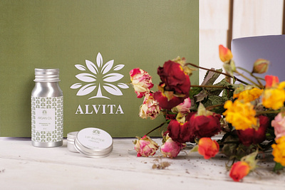 ALVITA branding cosmetics design healthcare herbal logo natural nature organic pack