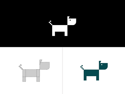 Puppy exploration behance brand identity branding creative dog graphic designer icon illustrator logo design minimalism trademark