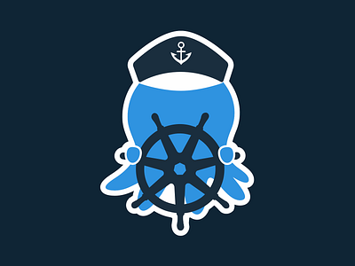 Kubernetes sticker design graphic design illustration sticker