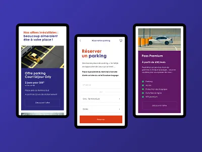 Aéroport de Paris - Booking app airport application booking design interface layout minimal ui user interface userinterface ux webdesign website