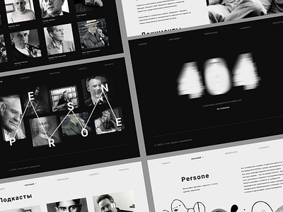 PERSONE branding design dribbble persone shot ui ux webdesig website