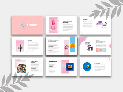 Lekdut Prsentation business colorful company corporate creative illustration pitchdeck powerpoint design powerpoint presentation ppt template