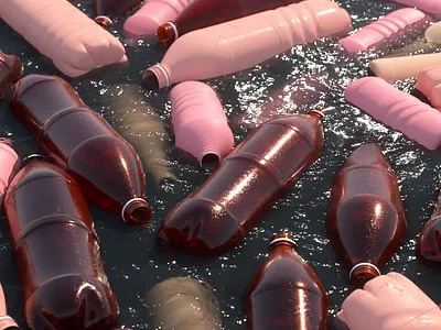 Plastic #5 3d c4d cinema4d climate design graphics illustration plastic render