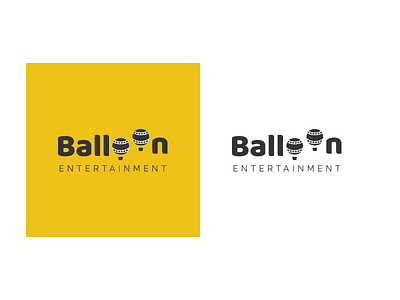 Balloon Entertainment balloon logo brand identity branding agency branding design identity branding identity designer logodesign logotype visual design