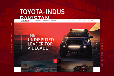 Toyota IMC Pakistan | Web Concept behance car concept digital design idea interaction design layout pakistan templatedesign toyota toyota pakistan ui design vehicles