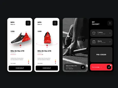 Nike app app app design application branding design dribbble interface mobile nike sketch ui ux web