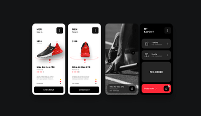 Nike app app app design application branding design dribbble interface mobile nike sketch ui ux web