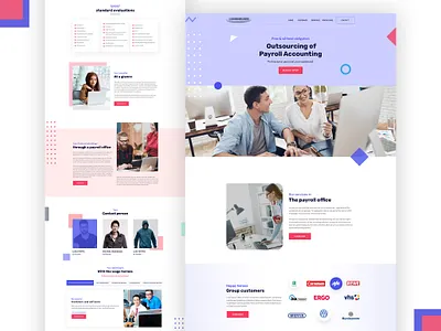 Business Development agency agency agency website buisness business development clean design design illustration landing landing page minimal typography vector website