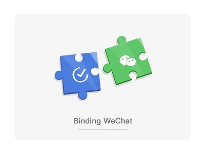 Ticktick binding wechat app design illustration ticktick ui