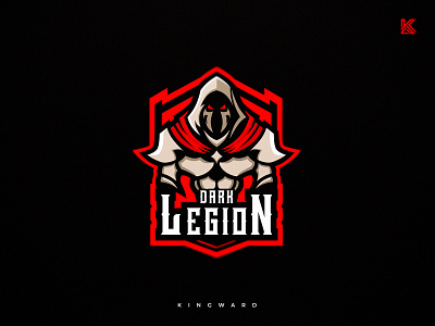 Dark Legion branding design esport illustration kingward logo mascot mascotlogo sport vector