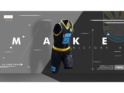 3D sports wear branding design illustration typography