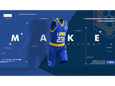 3D sports wear branding design illustration layout typography