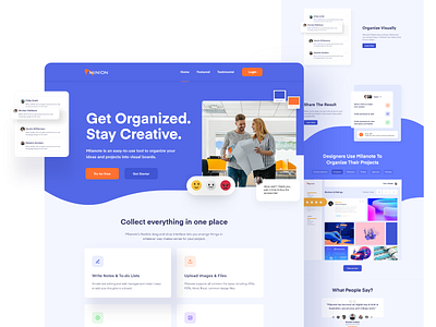 Minion Landing Page accessories agency agency website branding consultancy design dotpixsel event event app exploration financial identity card logo minimal minion trendy design user experience xd