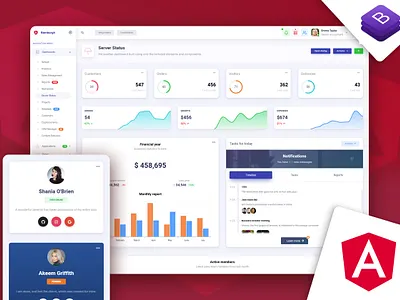 Bamburgh Angular Admin Dashboard with NGX Bootstrap PRO admin dashboard admin dashboard template admin template bootstrap bootstrap 4 bootstrap ui kit design html html5 illustration typography