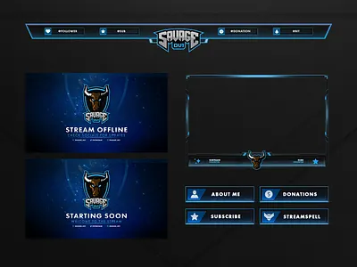 SavageOV1 - Stream Package branding design esportlogo esports esports logo stream stream design stream package streamer streamers