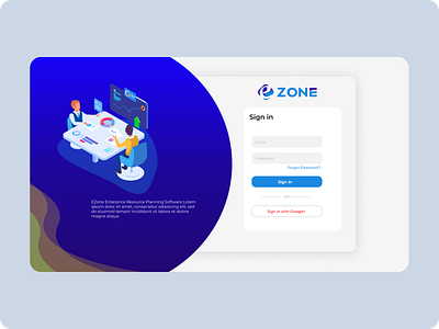 Login Web UI design illustration ui ux vector web website