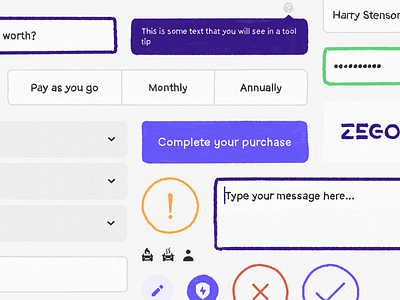 Design at Zego: Planning for scale article drawing figmadesign illustraion illustrator sketch