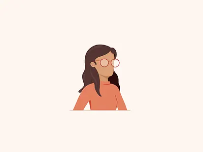 Self Portrait digital art face girl glasses illustration person portrait portrait art self portrait woman