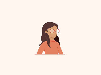 Self Portrait digital art face girl glasses illustration person portrait portrait art self portrait woman