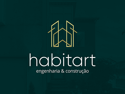 Projeto de identidade visual Habitart - engenharia (post 2/3). brand branding bruno henris brunohenrisdesign consultoria de marca designer designerbrunohenris douradosms gestão de marca identidade visual logo design logodesign logotipo minimalist personalbranding