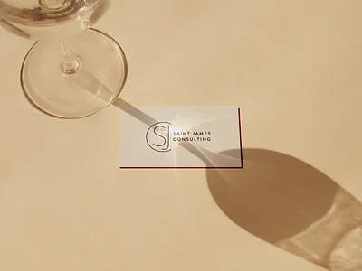 Saint James Consulting brand identity branding design graphic design logo typography