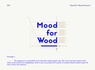 Mood for Wood Festival logotype /Logofolio brandbook branding branding concept branding design design designconcept designideas freelance freelance designer logo logobook logodesign logofolio logoidea logoinspire logotype typelogo typography