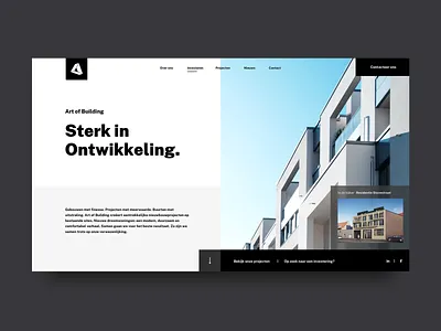 Art of Building architechture art direction construction construction company construction website graphic design landing page landing page design landingpage real estate sketchapp ui ux web web design webdesign