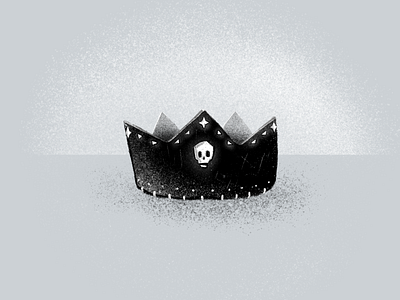 Black Crown black crown crown drawing hand drawn illustration paranormal procreate royal secret secret society skull