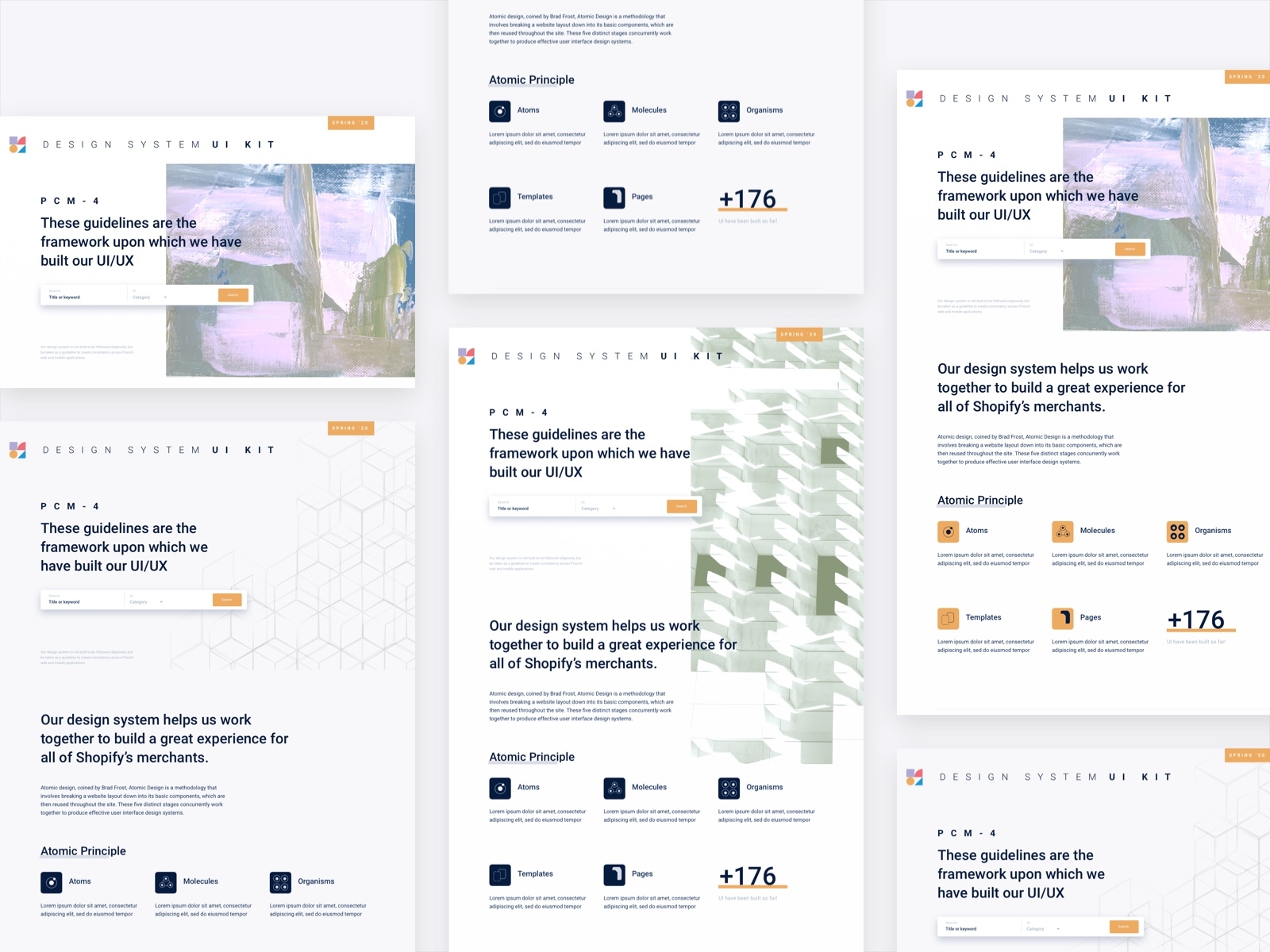 Procim Design System Exploration app art color pallet colors creative design design system direction exploration style flat flow logo sketch style guide typography ui ux visual web web web design website wireframes