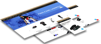 Puma E-commerce ux design branding design flat illustration material design material ui ui ux web web design