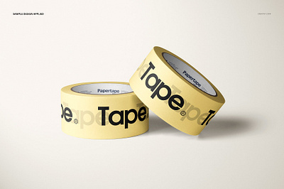 Masking Tape Mockup Set 01 art creative design mail mailer masking tape masking tape mockup mock up mockup package packaging pattern print promotional shipping tape tape mockup tape mockup set tape mockups template