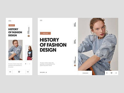 Fashion Blog :: Web Design :: Layout Exploration blog branding clean creative fashion minimal tranmautritam ui ui design web design