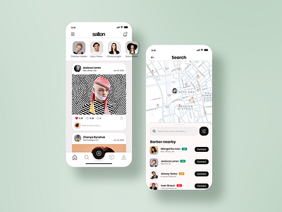 Find Barber App: UI concept adobe app barber beauty daily design ecommerce experience interface salon ui user ux web website