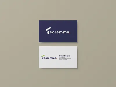 Teoremma Business Cards Design bogota brand design brand identity branding business card design businesscard clean colombia logo logodesign logotype stationery