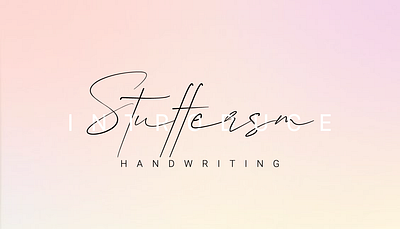 Stuffersm | Handwriting Font fonts hand lettering handlettering handwriting signature font typography