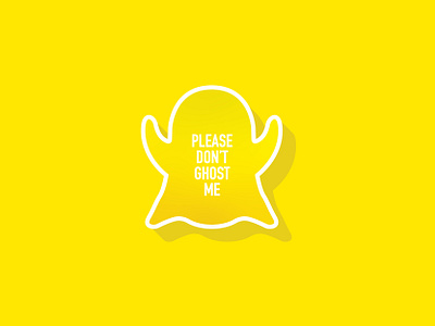 Please Don't Ghost Me ghost please single snapchat valentines day