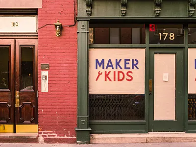Maker Kids Signage charity maker kids non profit toronto