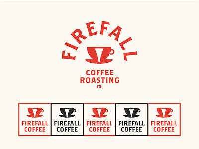 Firefall Coffee Roasters Logo 100 day project branding cafe coffee coffee shop daily firefall identity design logo yosemite