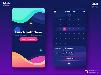 CalendarUI branding calendar ui design ui uidesign uidesigner uiux uiuxdesign ux