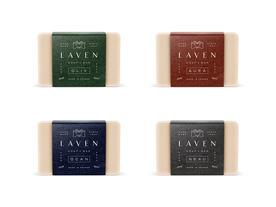 Laven Soap Packaging branding design identity package design packaging packaging design portfolio vintage