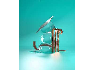 008 - 💦 3d 3d art 3d artist abstract cinema 4d design illustration octane pollo