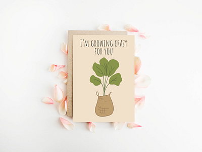 Growing Crazy card galentines house plants plants valentines