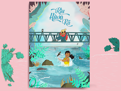 Kia Hiwa Ra - Large Shared Reader book characterdesign childrens book colour illustration large format legend maori newzealand procreate publishing